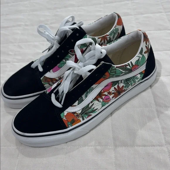 Vans Old Skool Tropical Print Shoes - Picture 4 of 12